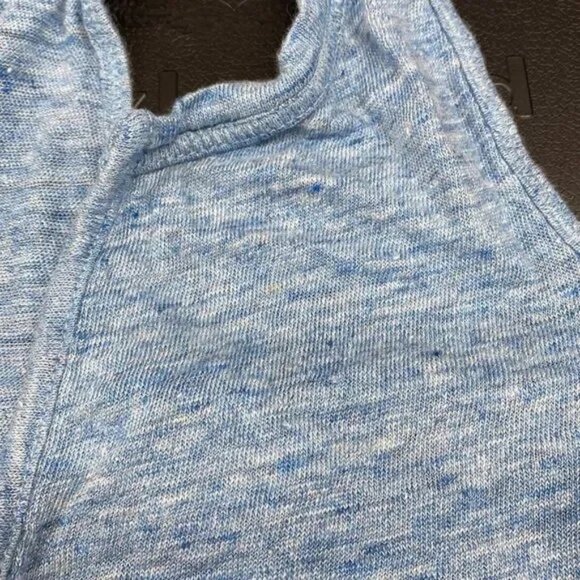 ATHLETA WOMEN'S HEATHER BLUE LINEN ACTIVE TANK TOP XXS - Picture 6 of 9